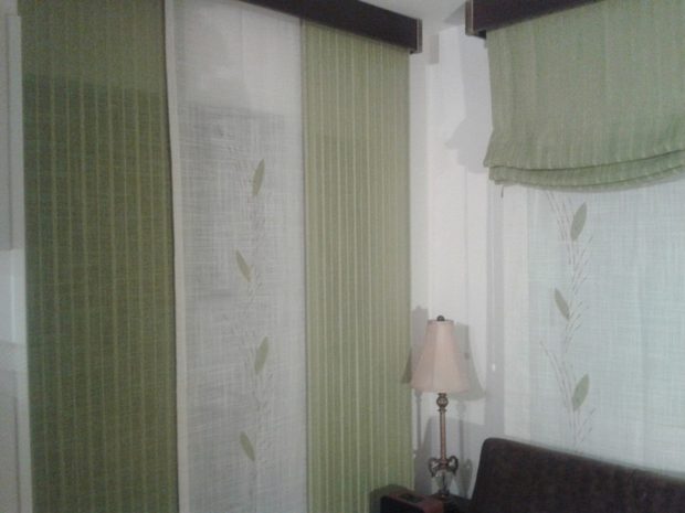 Paneles japoneses — trabajo de Cortinas Lucena